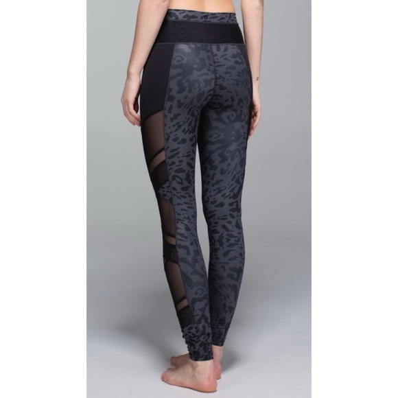 LULULEMON Just Breathe Animal Print Leggings - Picture 2 of 7